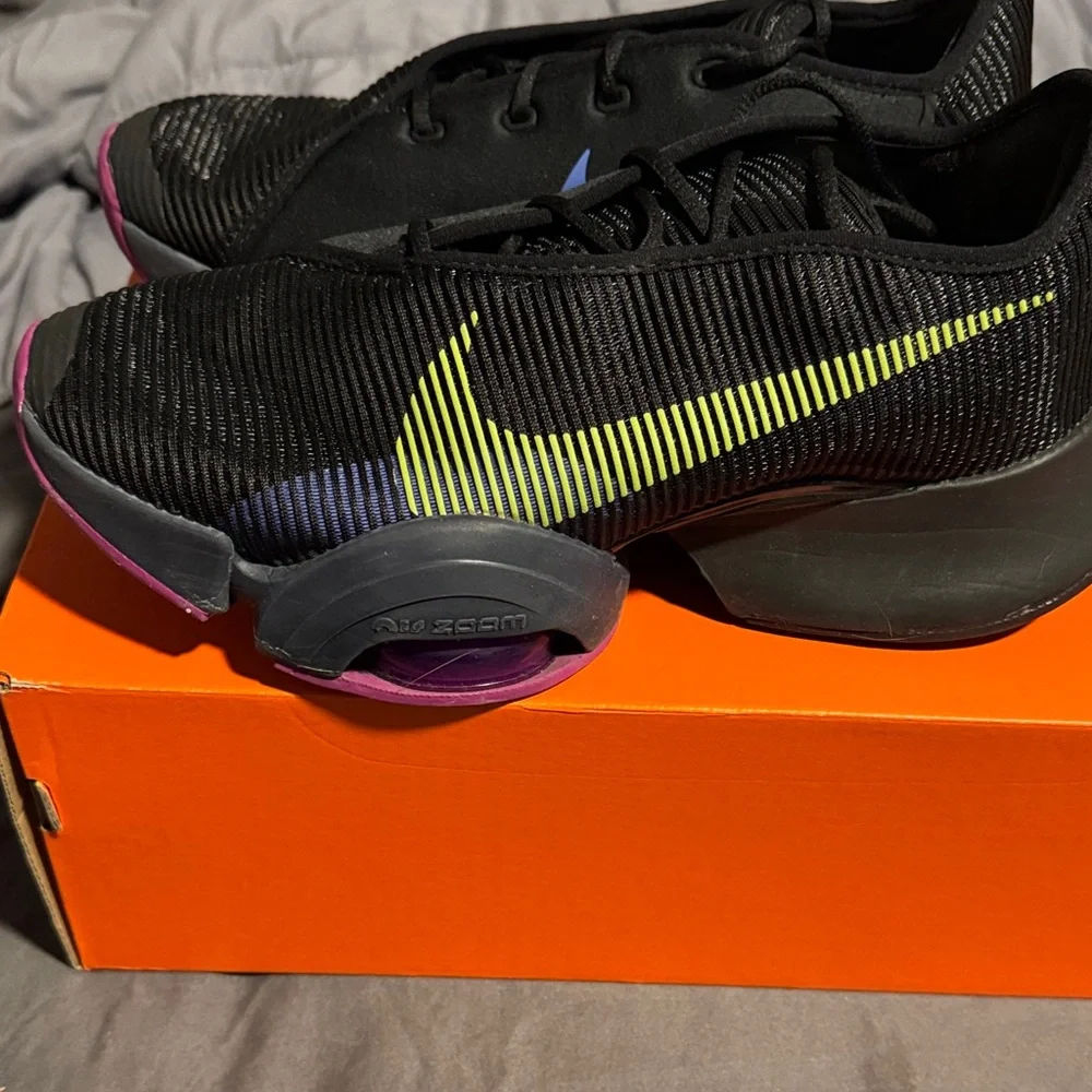 Nike Womens Super Rep 2 Sneakers with Blue and Purple Accents - Picture 3 of 4